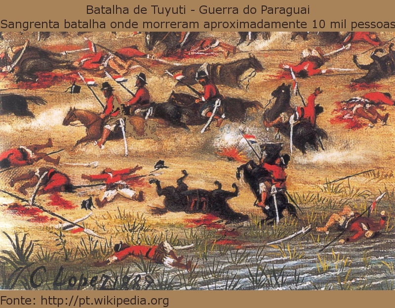Batalha da Guerra do Paraguai.