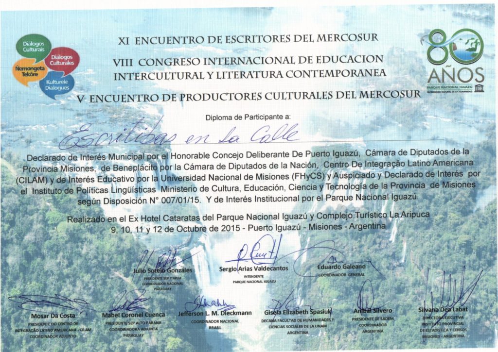 Certificado de Participante Escritibas20151021_20464752