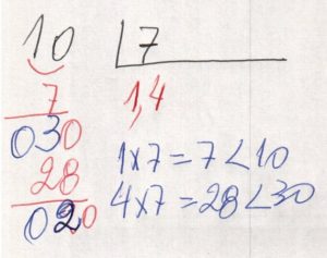 Divisão decimal periódica simples 2