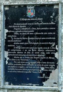 Placa comemorativa da presença de João Maria.
