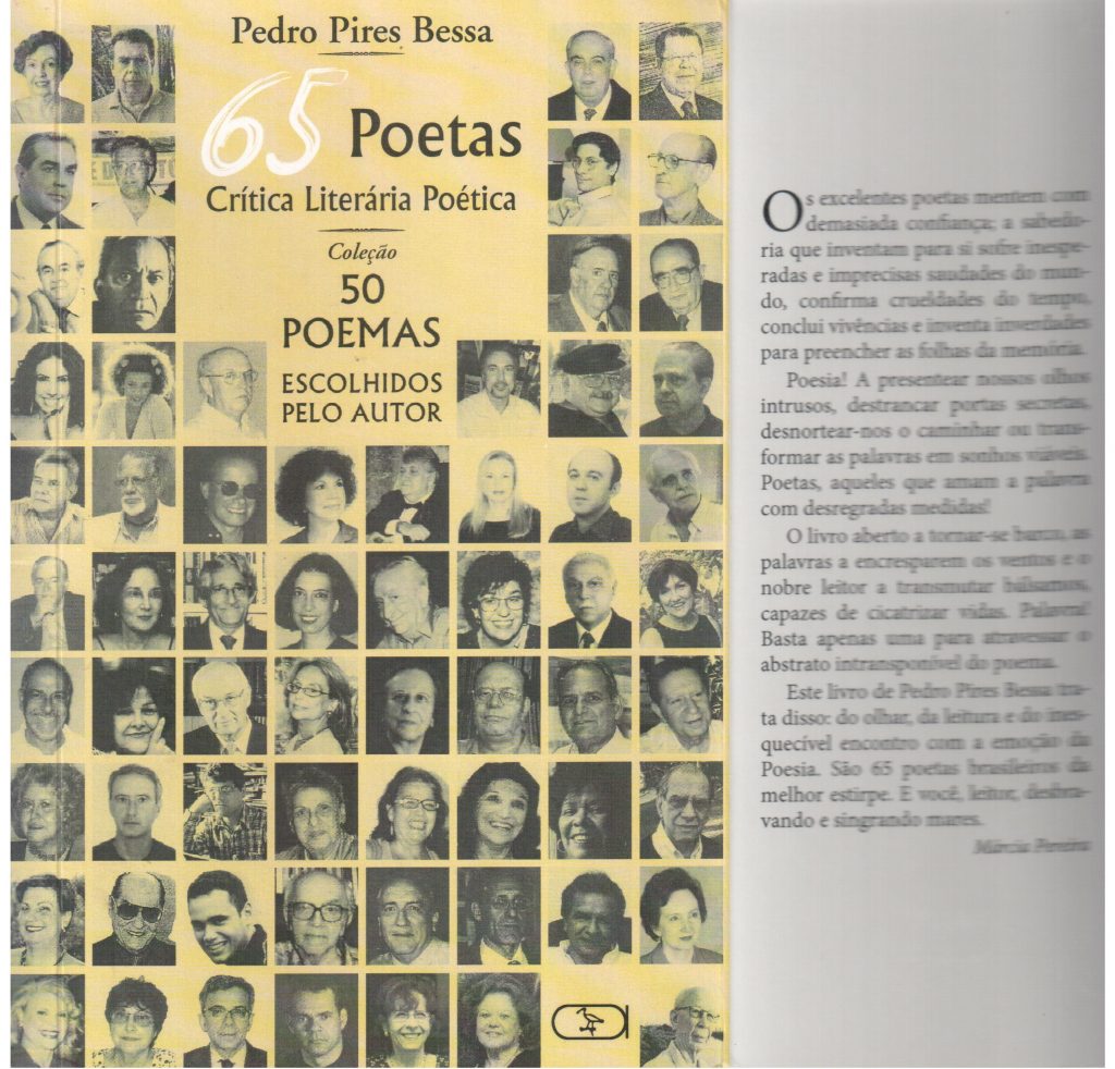 Sessenta e cinco poetas, capa e orelha 1 001